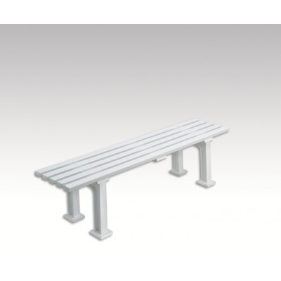 Tennisbank München 150 cm weiß